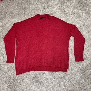 Red Women's Cashmere Sweater Size Small